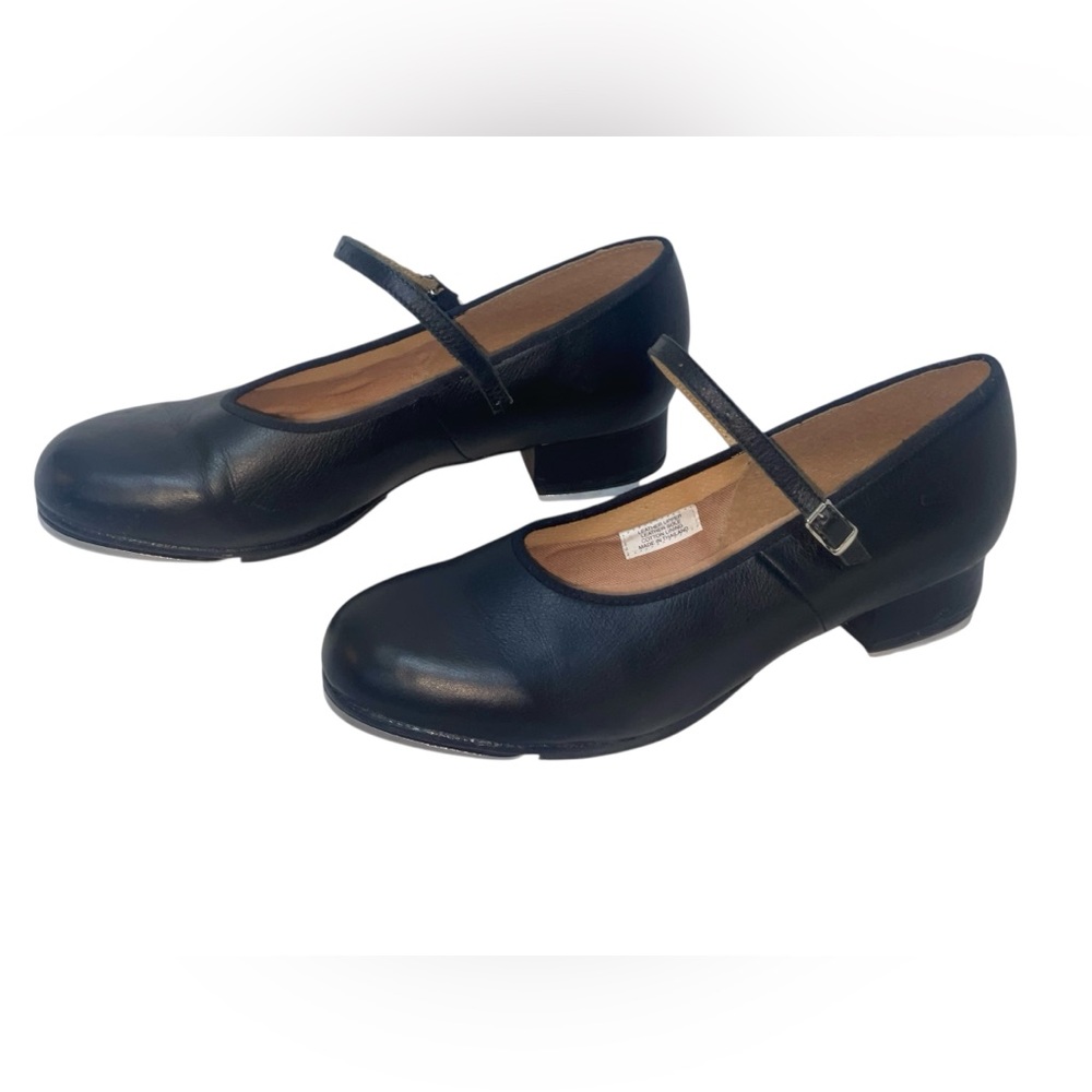 Bloch black Mary Jane techno tap shoes. Size 10 GUC - Picture 3 of 12